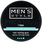 Profi Style Резина для креативного моделювання зачіски для чоловіків Men's Style Hair Styling Gum Extra Strong Hold - фото N2