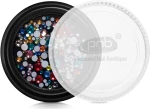 PNB Стрази для нігтів Colorful Mix SS2,3,6,8,10,12 Glass - фото N2