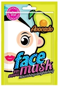 Bling Pop Маска для обличчя з екстрактом авокадо Avocado Nourishing & Brightening Mask
