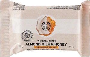 The Body Shop Пом'якшувальне мило "Мигдальне молочко й мед" Almond Milk & Honey Soothing & Caring Cleansing Bar
