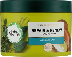 Herbal Essences Маска для волосся "Відновлення" Repair & Renew Argan Oil Intensive Hair Mask