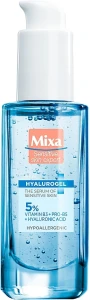 Mixa Зволожуюча сироватка для чутливої шкіри обличчя з гіалуроновою кислотою і вітаміном В3 Hyalorugel