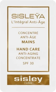 Sisley Концентрований крем для рук SPF 30 Sisleya L'Integral Anti-Age Hand Care Concentrate (пробник)
