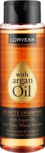 Lorvenn Шампунь для нормального, сухого, фарбованого волосся Argan Exotic Oil Beauty Shampoo