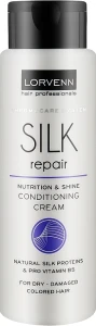 Lorvenn Крем-кондиціонер для сухого, пошкодженого, фарбованого волосся Chromacare System Silk Repair Conditioner