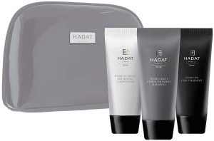 Hadat Cosmetics Набір "Для росту волосся" Hydro Hair Growth Set (shm/70ml + cond/70ml + mask/70ml + bag)