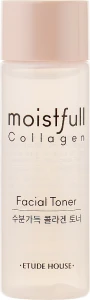 Зволожуючий тонер для обличчя з колагеном - Etude House Moistfull Collagen Toner, мініатюра, 25 мл