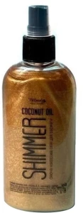 Масло кокосове для засмаги із шимером - Top Beauty Coconut Oil Shimmer, 100 мл