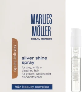 Marlies Moller Кондиціонер-спрей для блондинок проти жовтизни волосся Specialist Silver Shine Spray (пробник)