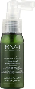 KV-1 Незмивний спрей-кондиціонер "Сяйво" з екстрактом ікри та олією жожоба Green Line Shine Touch Spray-Conditioner