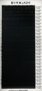 Divalashpro Ресницы для наращивания L+ 0,07 (6-13 мм), 25 линий
