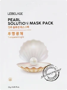 Lebelage Тканевая маска для лица Pearl Solution Mask, 150ml