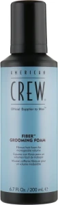 Піна чоловіча для укладання волосся - American Crew Fiber Grooming Foam, 200 мл