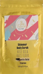 Be Trendy Шимер-скраб для тіла сухий Shimmer Body Scrub Romantic Date