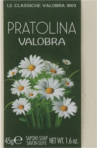 Valobra Мило кремове з мигдальною олією, лецитином і вітамінами Pratolina Bar Soap