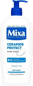 Mixa Зміцнюючий лосьйон з керамідами для дуже сухої шкіри тіла Ceramide Protect Body Lotion