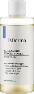 J'sDerma Тонер для комплексного зволоження з керамідами і колагеном J’sDerma Collamide Niacin Toner