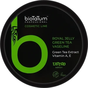 BioTaTum Professional Вазелін "Роял Джелі. Зелений чай" Royal Jelly Green Tea Vaseline
