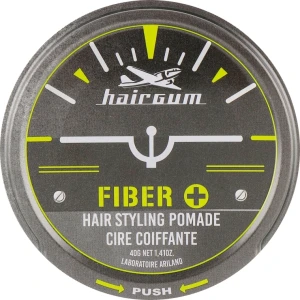 Hairgum Помада для стайлінгу на водній основі Fiber+ Hair Styling Pomade