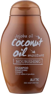 JustK Безсульфатний шампунь для сухого і пористого волосся з кокосом і жожоба