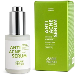Marie Fresh Cosmetics Сироватка Anti Acne з AHA кислотами для проблемної шкіри Anti Acne Serum
