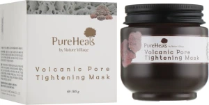 Маска з вулканічним попелом для очищення і звуження пор - PureHeal's Volcanic Pore Tightening Mask Capsule, 100 мл