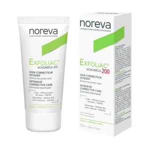 Noreva Pharma Крем для обличчя Noreva Laboratoire Exfoliac Acnomega 200 Intensive Corrective Care, 30 мл