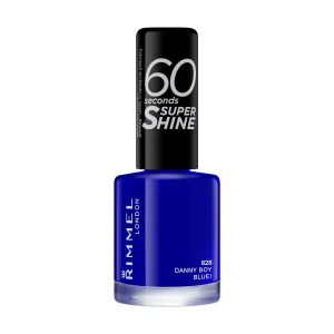 Rimmel Лак для нігтів 60 Seconds Super Shine 828 Danny Boy Blue!, 8 мл