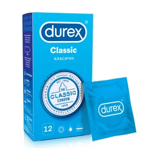 Durex Презервативи Classic Класичні, 12 шт
