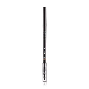 Flormar Ультратонкий олівець для брів Ultra Thin Brow Pencil зі щіточкою, 01 Beige, 0.14 г