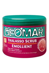 Geomar Скраб для тіла Body Thalasso пом'якшувальний з Морською сіллю та насінням Полуниці, 600г