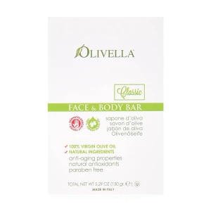 Olivella Мило Тверде для обличчя та тіла на основі оливкової олії 150г