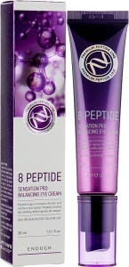 Антивіковий крем для повік з пептидами - Enough 8 Peptide Sensation Pro Balancing Eye Cream, 30 мл