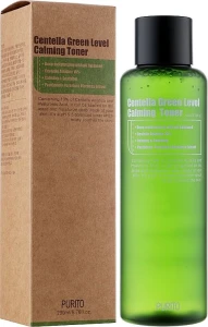 Безспиртовий заспокійливий тонер з центелою азіатською - PURITO Centella Green Level Calming Toner, 200 мл