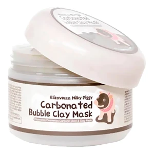 Глиняна-бульбашкова маска для обличчя - Elizavecca Milky Piggy Carbonated Bubble Clay Mask, 100 мл