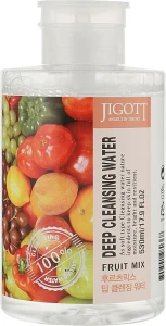 Глибоко Очищаюча вода з екстрактами фруктів - Jigott Deep Cleansing Water Fruit Mix, 530 мл