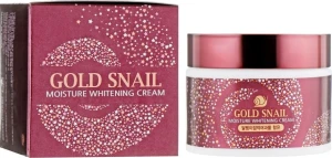 Крем с муцином улитки - Enough Gold Snail Moisture Whitening Cream, 50 мл