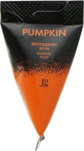 Нічна маска для обличчя Гарбуз - J:ON Pumpkin Revitalizing Skin Sleeping Pack, 1 шт