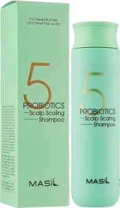 Шампунь для глибокого очищення жирної шкіри голови з пробіотиками - Masil 5 Probiotics Scalp Scaling Shampoo, 300 мл