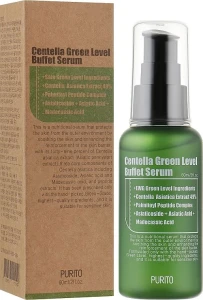 Сироватка з екстрактом центели - PURITO Centella Green Level Buffet Serum, 60 мл