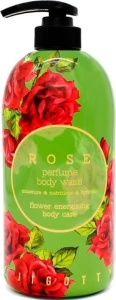 Парфумований гель для душу з трояндою - Jigott Rose Perfume Body Wash, 750 мл