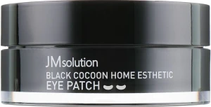 JMsolution Гідрогелеві ультразволожуючі патчі з екстрактом чорного кокона Black Cocoon Home Esthetic Eye Patch, 60шт