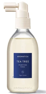 Очищуючий тонік для волосся та шкіри голови з чайним деревом - Aromatica Rosemary Active V Anti-Hair Loss Tonic, 100 мл