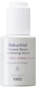 Антивікова сироватка для обличчя з бакучіолом - PURITO Bakuchiol Timeless Bloom Revitalizing Serum, 30 мл