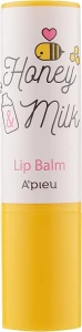 Живильний бальзам для губ з медом - A'pieu Honey & Milk Lip Balm, 3.3 г