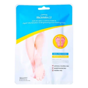 Пілінг-шкарпетки для ніг - Jigott Vita Solution 12 Brightening Foot Peeling Pack, 1 пара, 2 шт