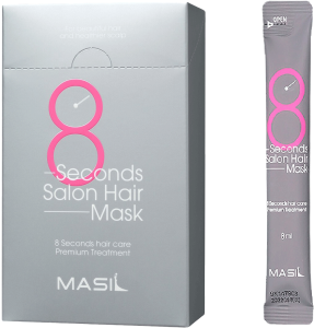 Зволожуюча маска для волосся з салонним ефектом за 8 секунд - Masil 8 Seconds Salon Hair Mask, 20x8 мл