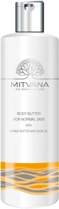 Олія для тіла для нормальної шкіри - Mitvana Body Butter For Normal Skin with Mango Butter & Olive Oil, 200 мл