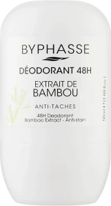 Дезодорант роликовий "Екстракт бамбука" - Byphasse 48h Deodorant Bamboo Extract, 50 мл