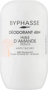 Дезодорант роликовий "Олія солодкого мигдалю" - Byphasse Roll-On Deodorant 48h Sweet Almond Oil, 50 мл